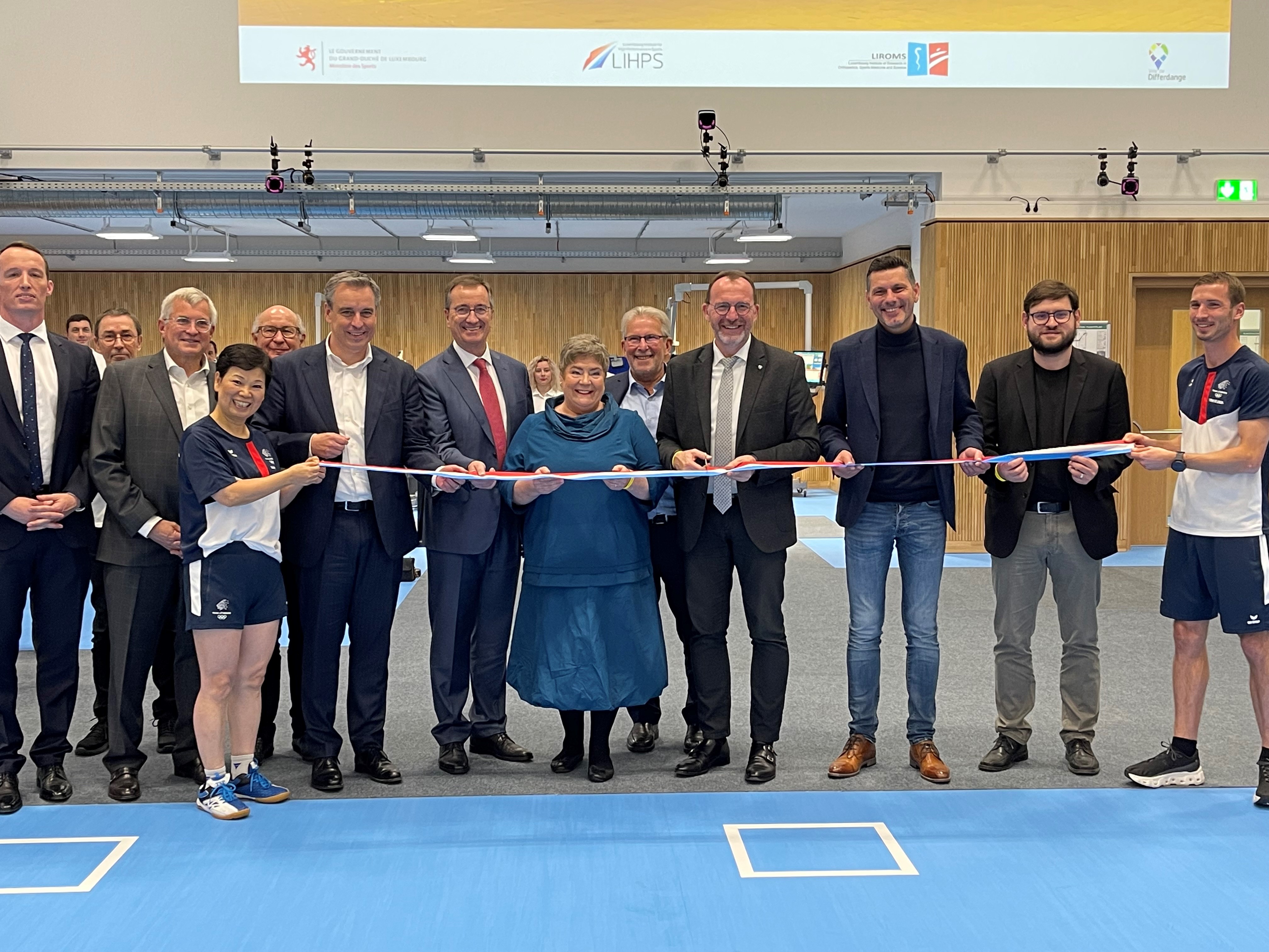 Inauguration de la "SportFabrik" à Oberkorn Portail du sport Luxembourg